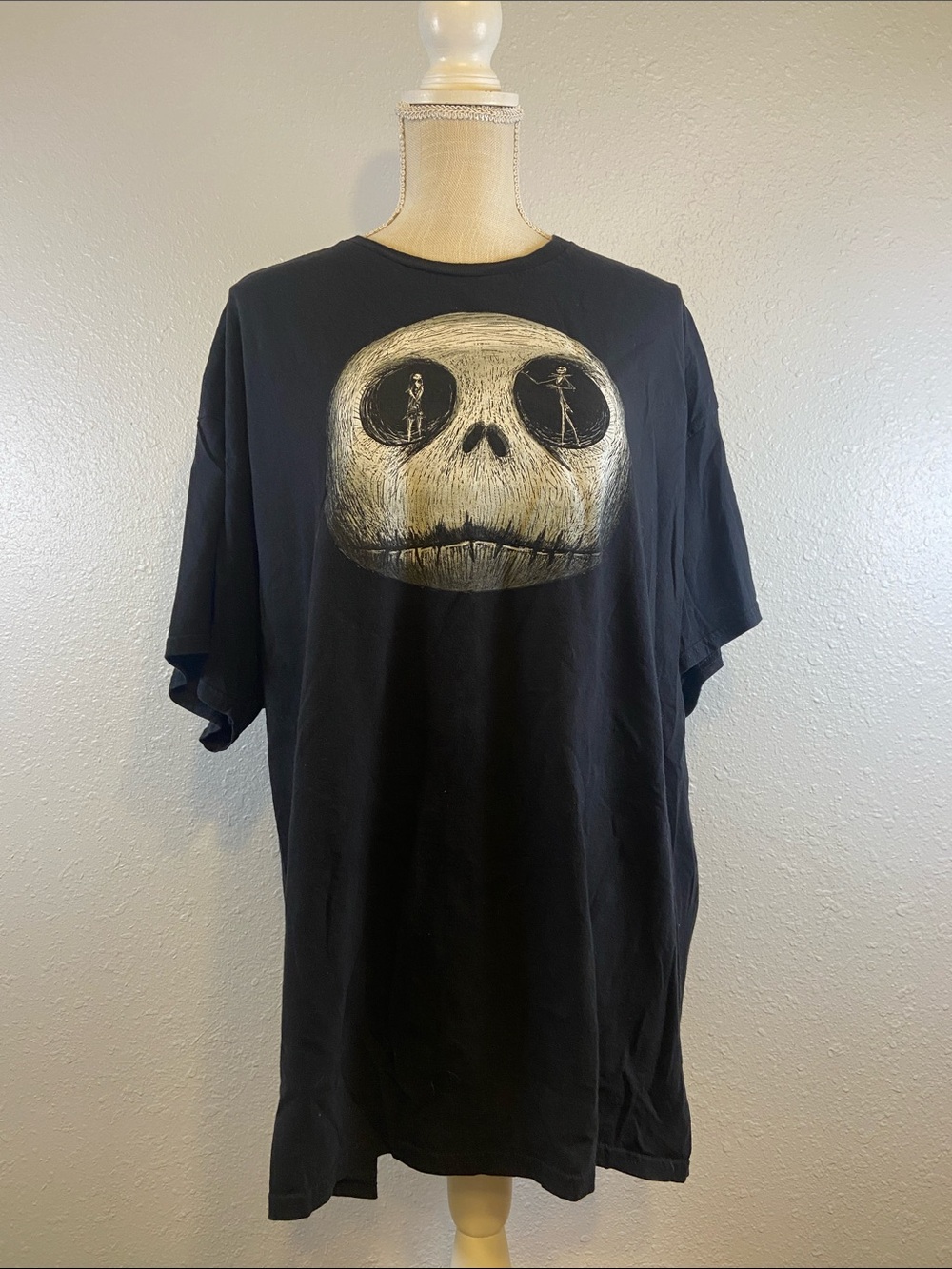 Disney The Nightmare Before Christmas Jack & Sally Spooky Halloween Shirt Sz 2XL